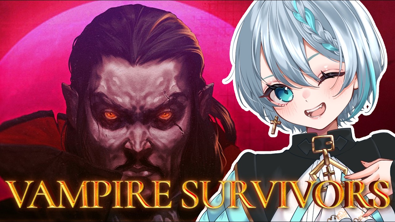 【Vampire Survivors】未開放キャラ解放するぞ～！【Vtuber/氷彩アルシェ】#vtuber #新人vtuber