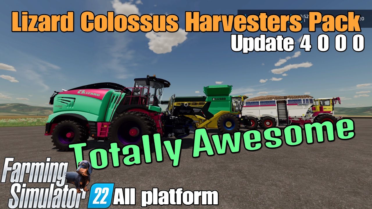 Lizard Colossus Harvesters Pack / FS22 UPDATE for all platforms / Oct 27/23