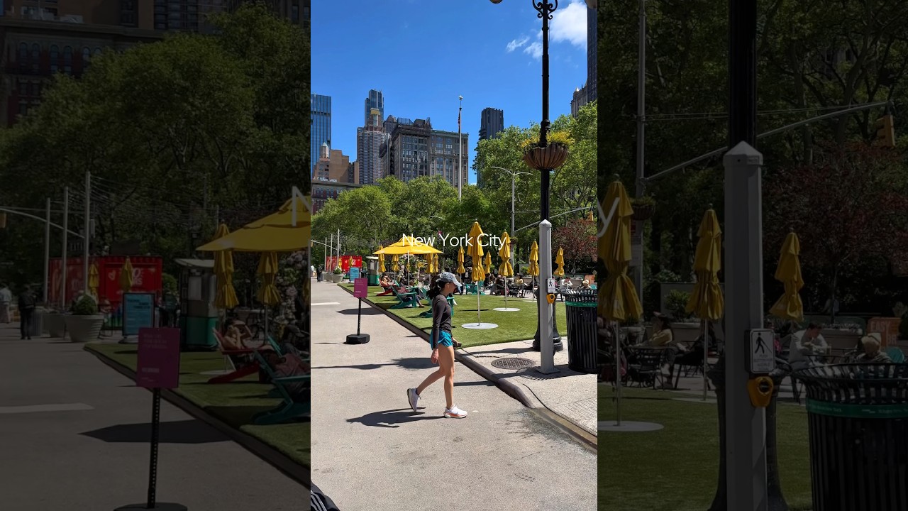 Madison Square Park: NYC&rsquo;s Most Relaxing Secret! 🌳✨ #nycparks #thingstodoinnyc #travelshorts #nyc