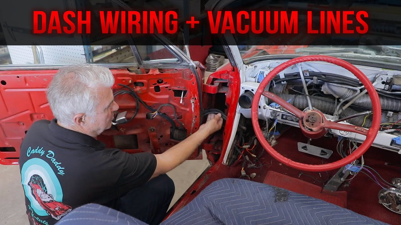 Dash Wiring and Vacuum Lines on the 1964 Cadillac Eldorado