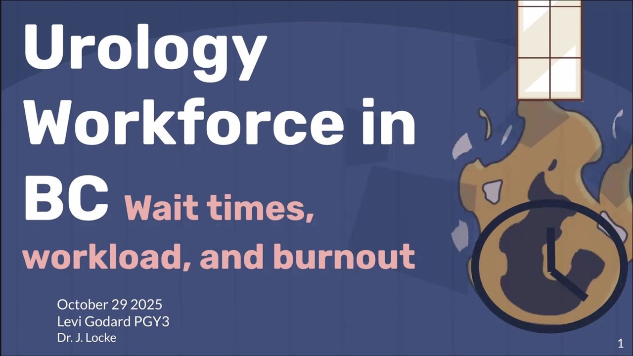Urology Workforce in BC - Wait times, Work load, and Burnout
