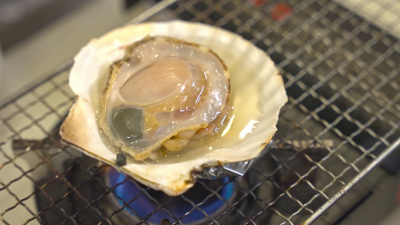 焼きホタテ【レシピ動画】#郷土屋　#青森県産ほたて　#ワールドワン