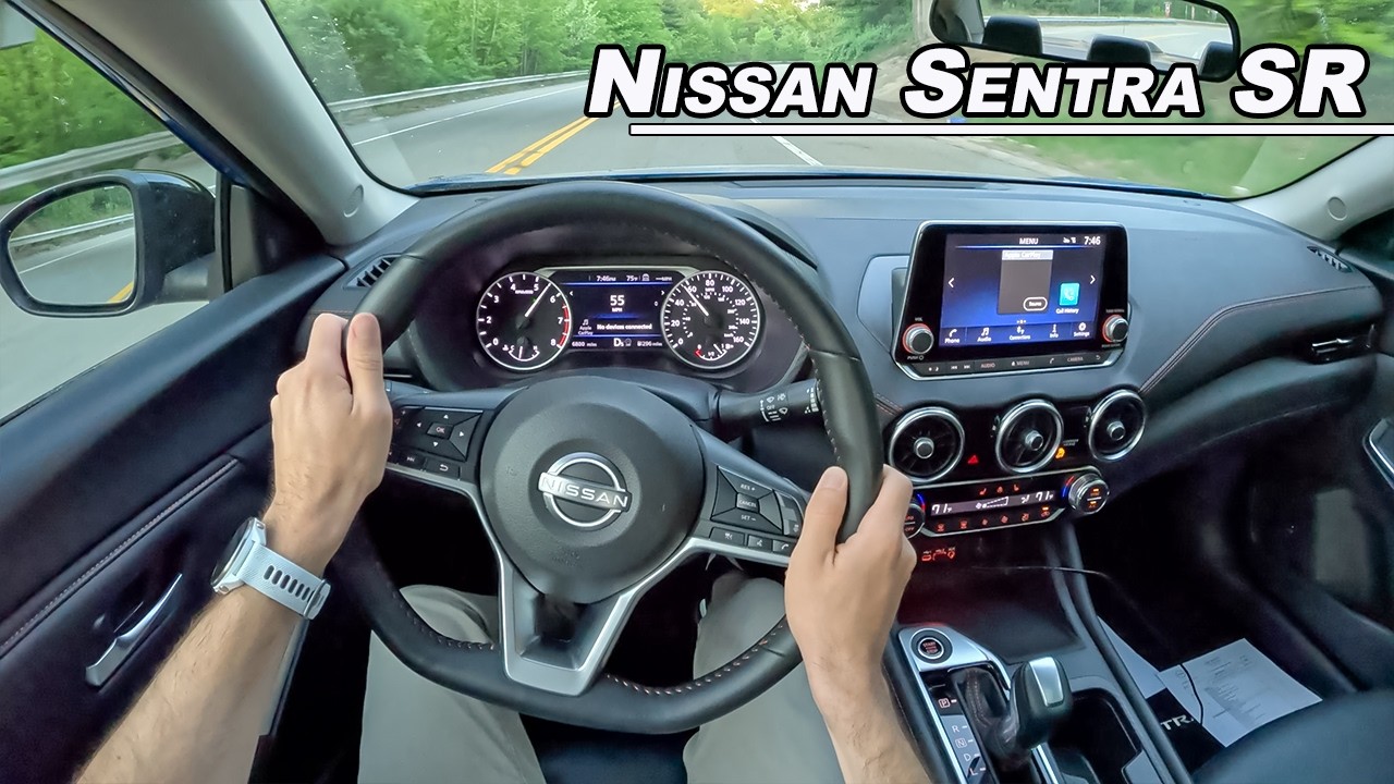 Nissan Sentra SR 2024 года — жизнь среди конкурентов Honda Civic (бинауральное аудио от первого л...