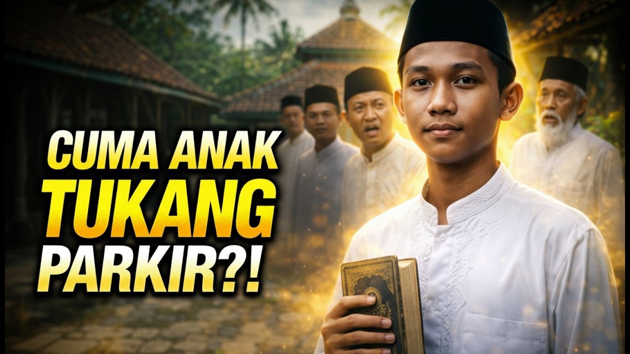 Semua Mengira Dia Cuma Anak Tukang Parkir… Sampai Ia Membongkar Rahasia Pesantren di Depan Kyai