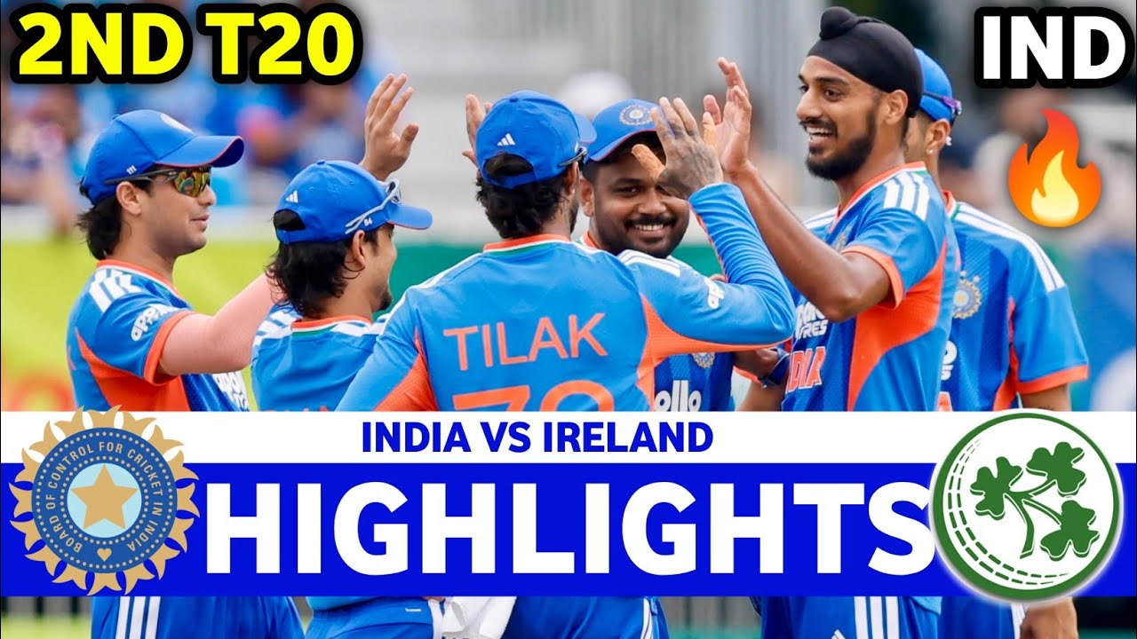 Обзор 2-го матча T20 Индия &mdash; Ирландия 2026 | Обзор IND VS IRE