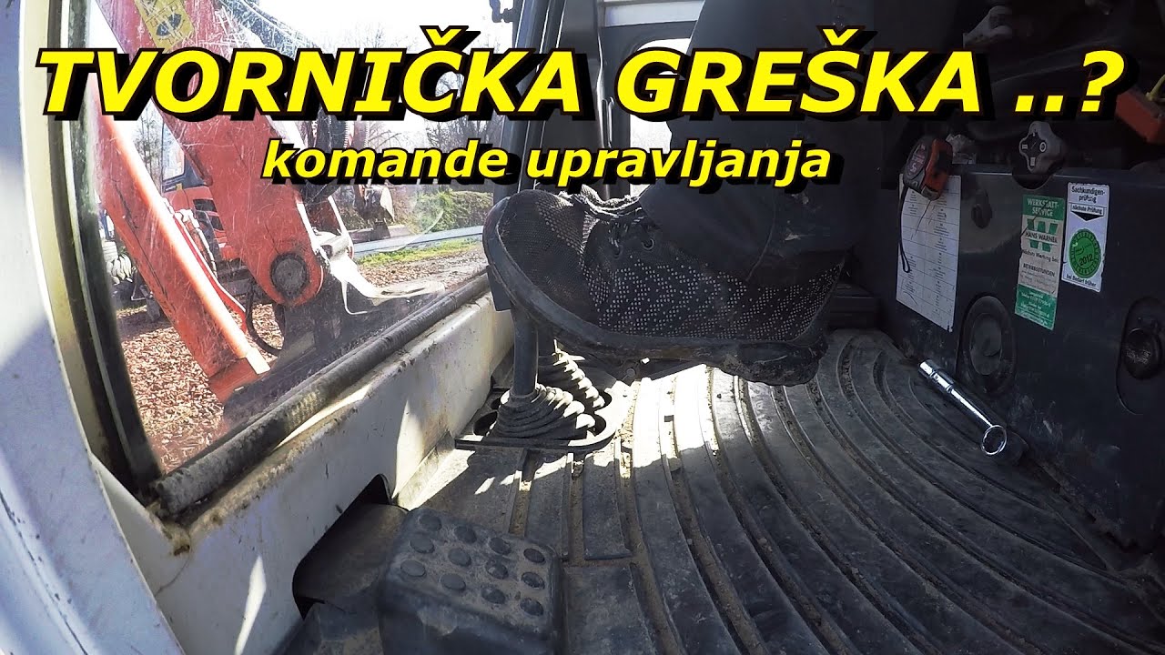 Kubota bager ima tvorničku grešku ?