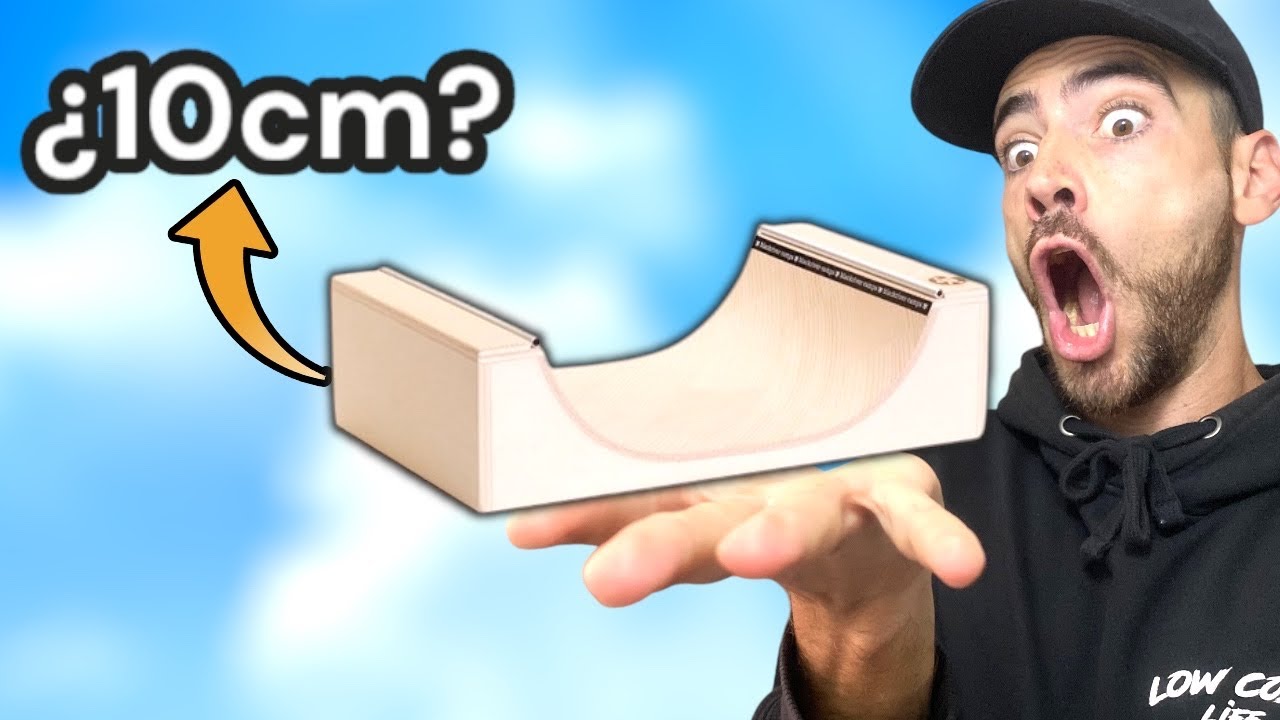 ❌ ASÍ ES LA RAMPA MÁS PEQUEÑA DE FINGERBOARD DEL MUNDO ✅🎯