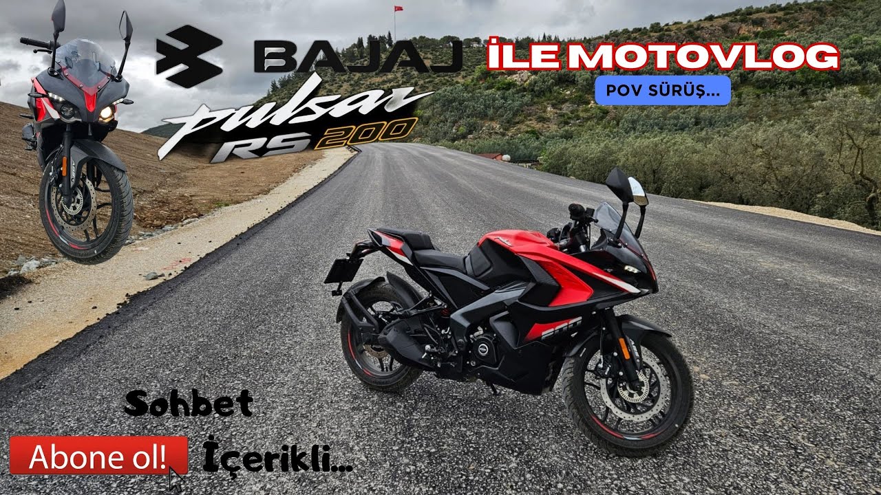 BAJAJ RS 200 İLE GAZLAMA !!! MOTOVLOG