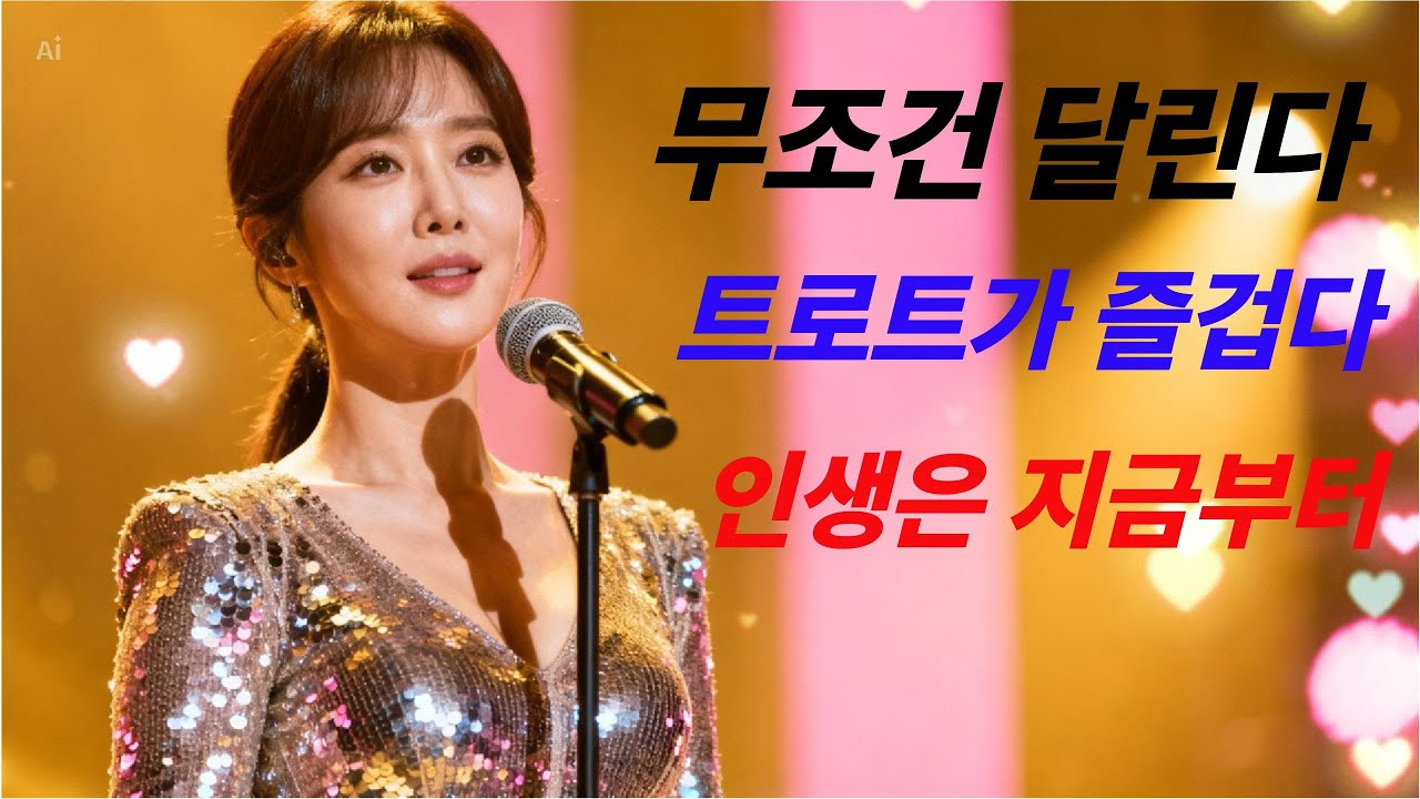 무조건 달린다. 트로트가 즐겁다. 인생은 지금부터. 정이 많고 흥이 넘치고 신나는 노래. 여기서 즐겁게 즐기고 춤도 함께 춰요.#정흥가 #트로트 #댄스트로트 #세미트로트