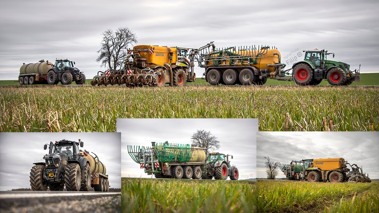 Agroslužby v ZD Kožichovice 2023 | 2x Fendt | Deutz Fahr | Claas Xerion