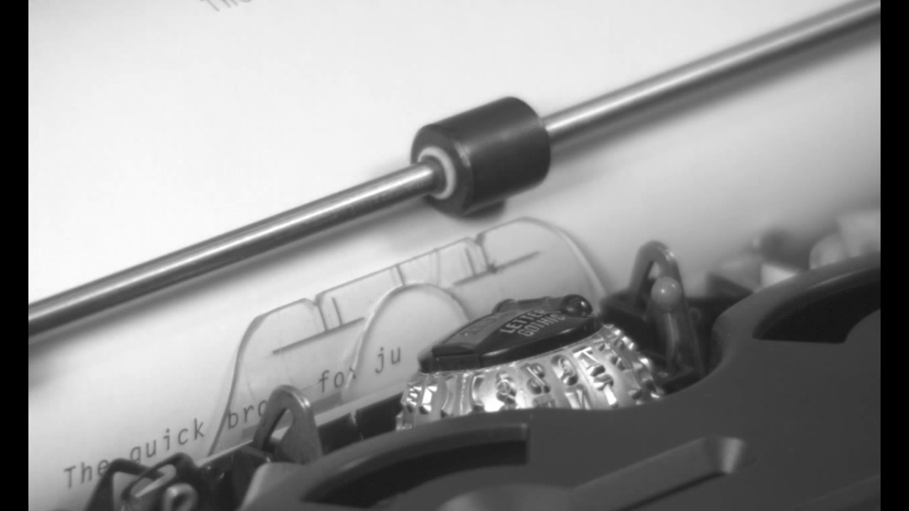 IBM Selectric typrewriter slow motion
