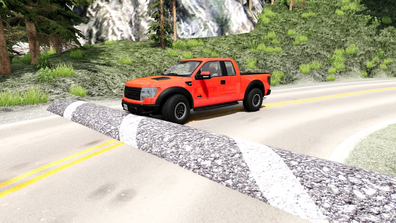 Cars vs Speed bumps #26 - BeamNG Drive ☆ beamng-cars TV