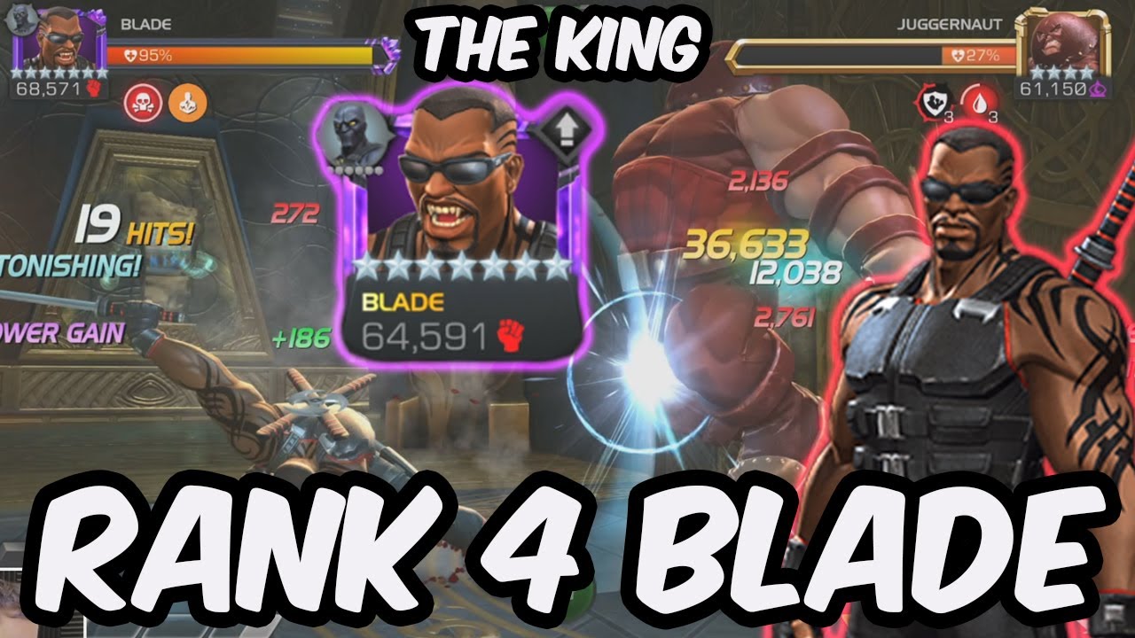 7 Star Rank 4 Blade - THE 2017 GOD TIER KING - 2025 Gameplay - Marvel Contest of Champions