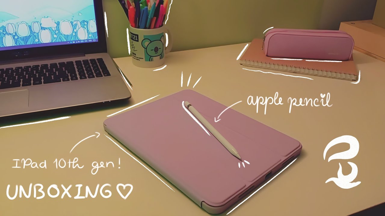 Unboxing iPad 10th gen + Apple Pencil Gen1 | College Diaries