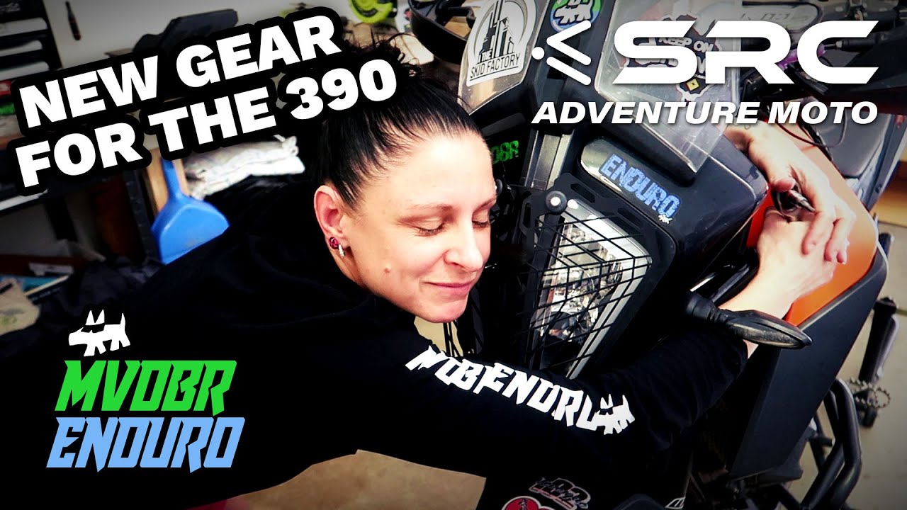 KTM 390 Adventure: SRC Accessories Install - Crash Bars | Rear Rack | Headlight Guard