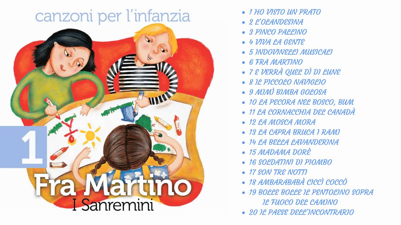Canzoni per l'infanzia Vol.1: Fra Martino
