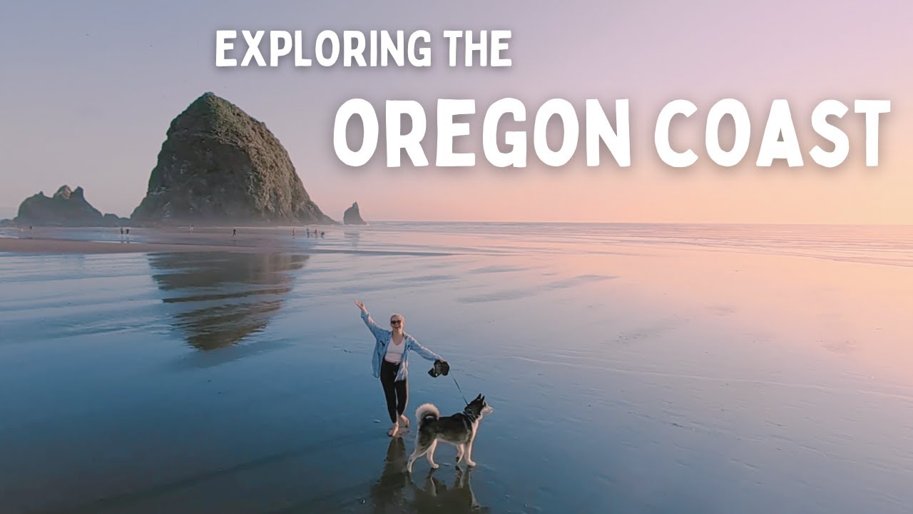 Exploring the Oregon Coast with HOVERAir X1 ☀️ Van Camping by Cannon Beach, OR