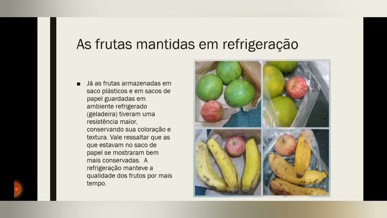 A ação do etileno sobre o amadurecimento de frutos climatéricos