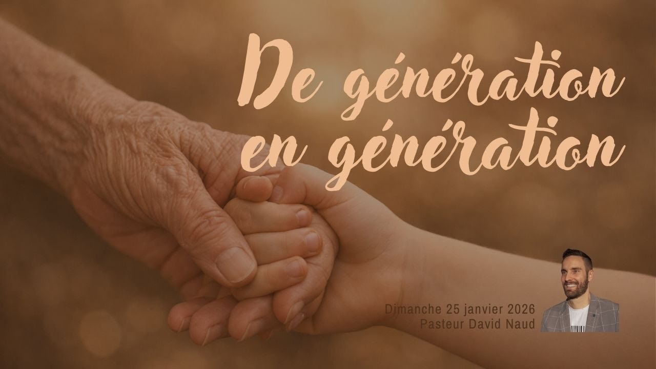 De génération en génération | Pasteur David Naud
