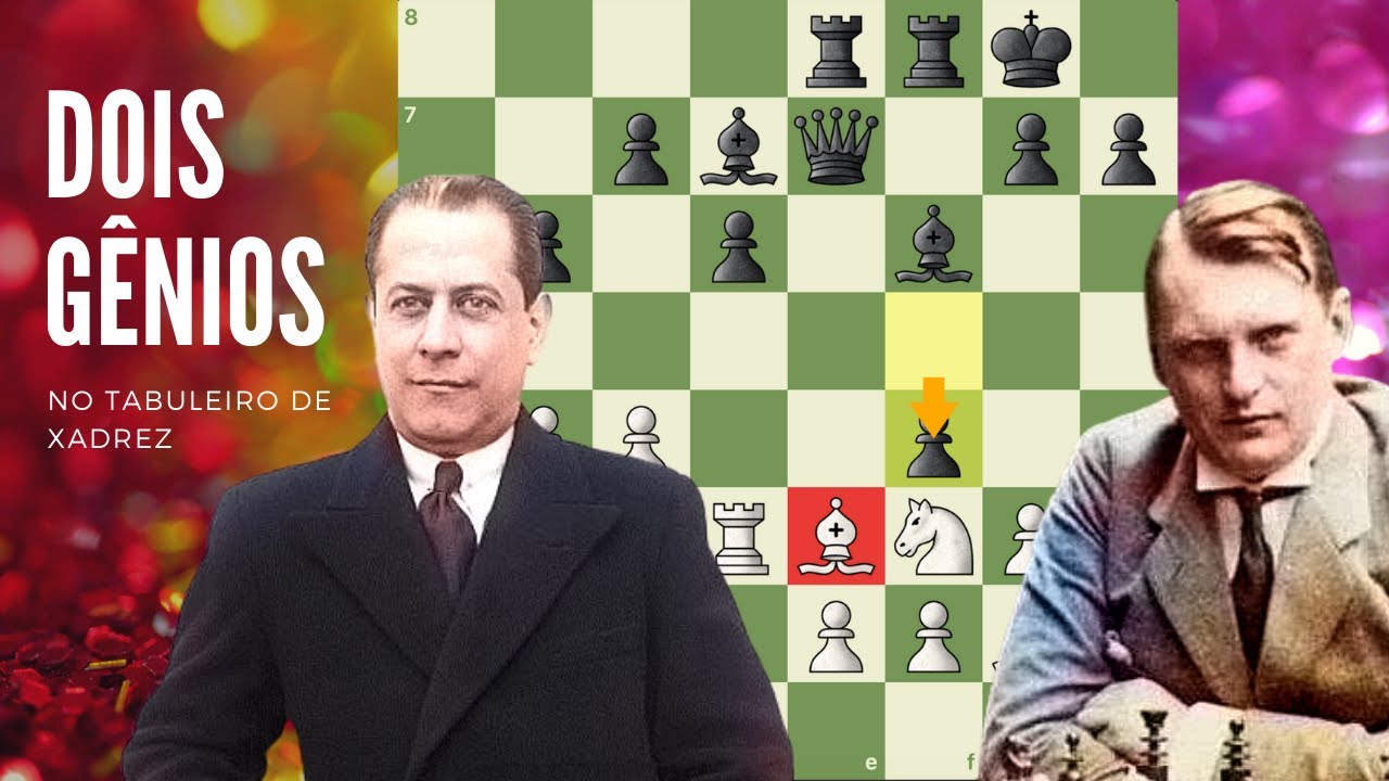 Quando dois gênios se enfrentam em um tabuleiro de xadrez