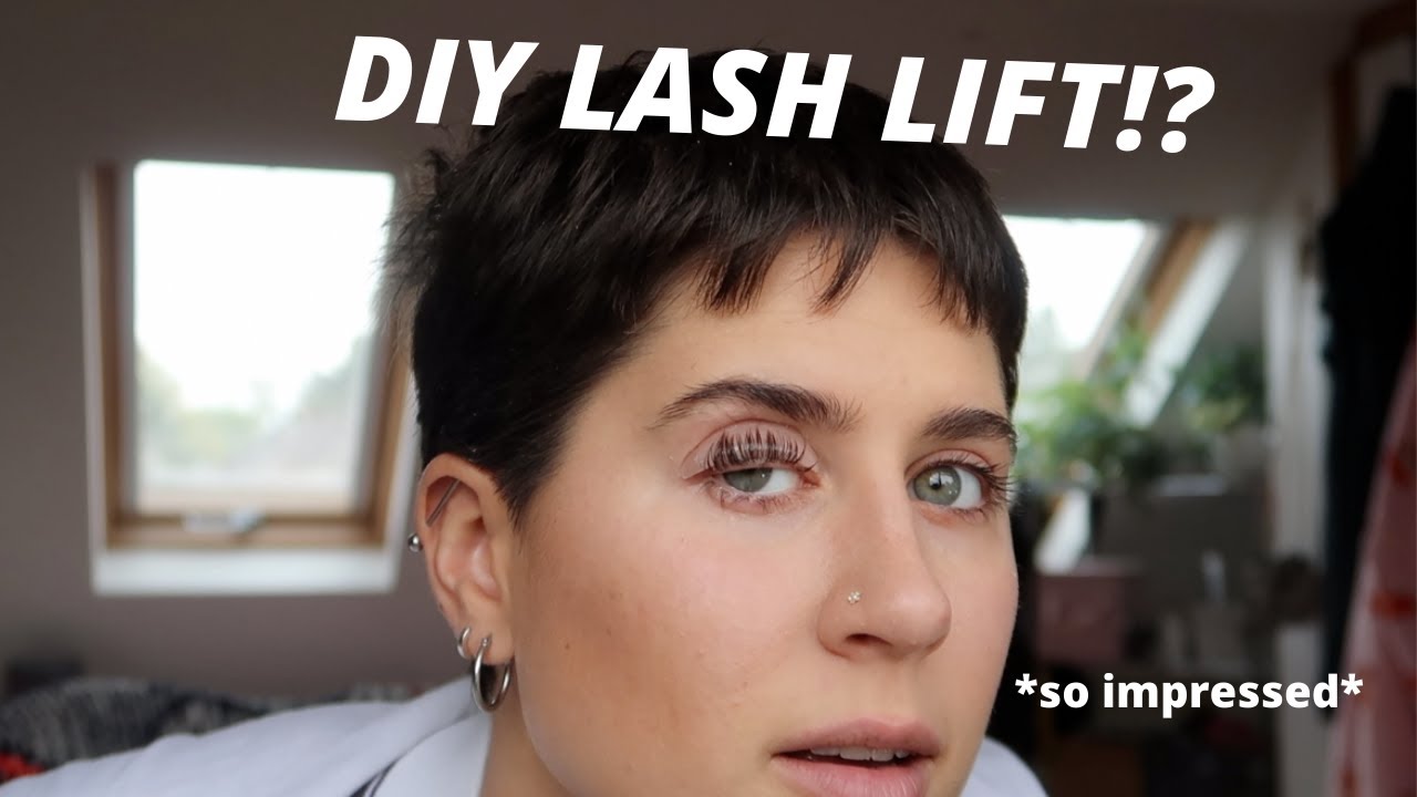 So I gave myself a lash lift & the results are kinda good?? *eventually*