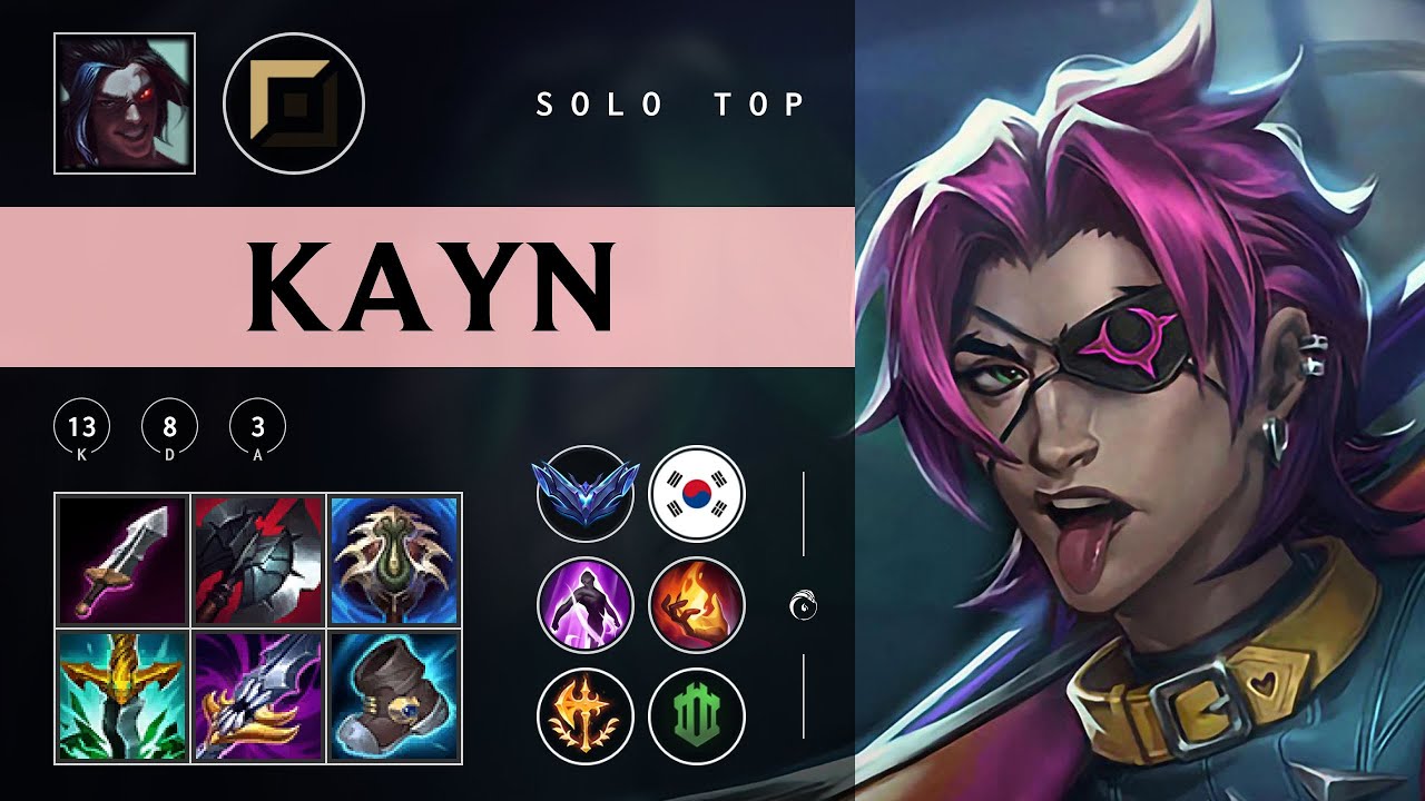 Kayn Top vs Camille - KR Diamond Patch 25.24