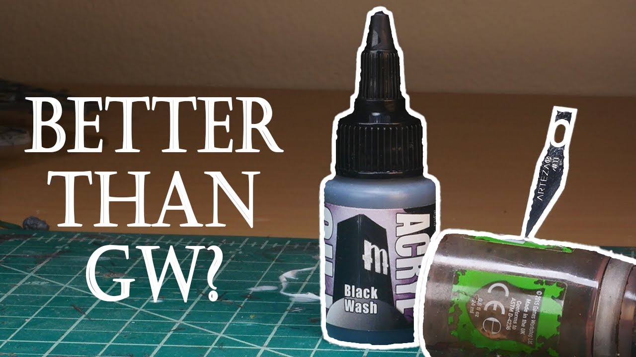 Pro Acryl Washes vs Games Workshop Shades || Comparison and Review - New and Old Shades