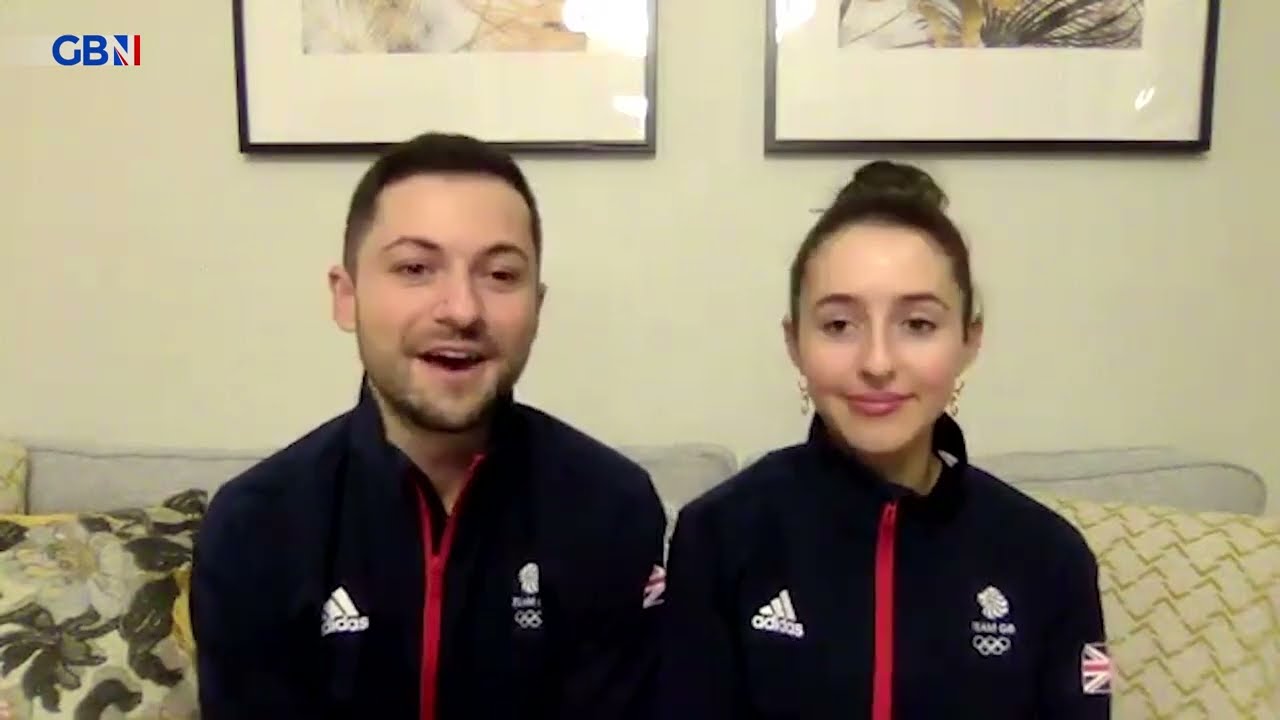 Lilah Fear and Lewis Gibson discuss training for Ice Dance at the Winter Olympics