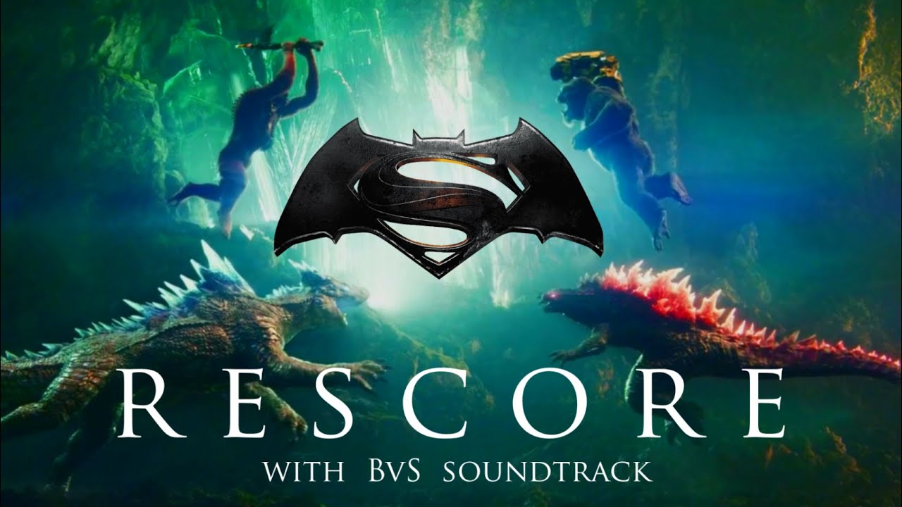 Godzilla & Kong V Shimo & Skar King - RESCORE with Batman V Superman soundtrack