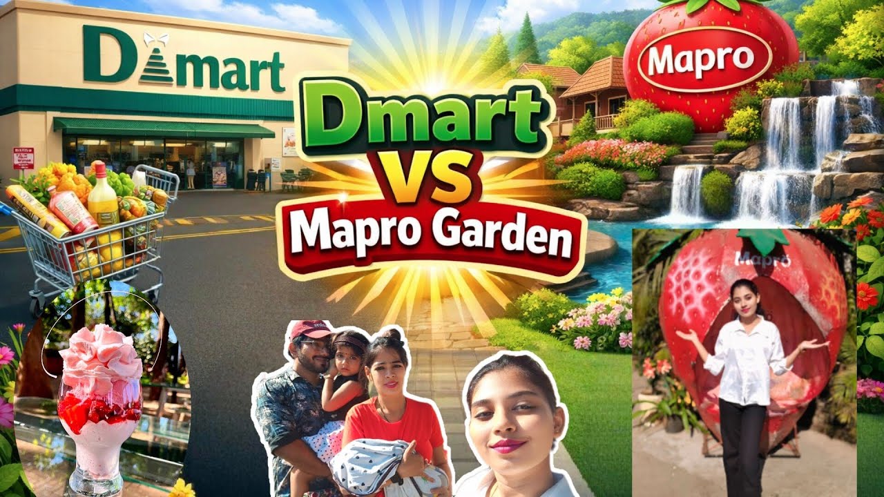 DMart Shopping + Mapro Garden Trip 🍓 | Lonavala Vlog | Fun Day Out