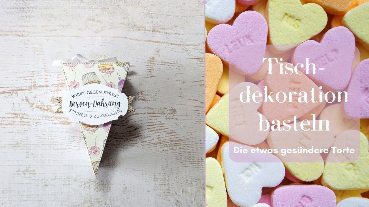 Besondere Verpackungen aus Stanzen machen I Torte aus Action Papier basteln