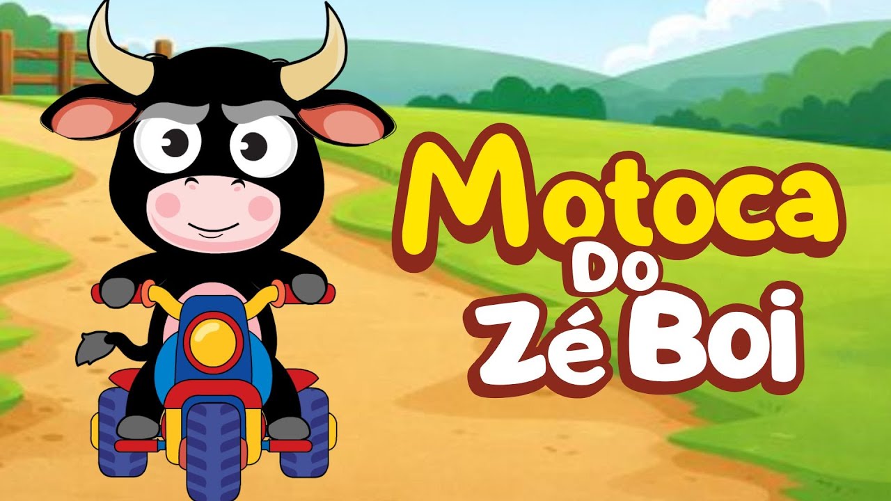 Motoca do Z&eacute; Boi 🐮 | O Boizinho Acelera e Faz Dendene | M&uacute;sica Infantil Animada | Ursinho Pua Pua