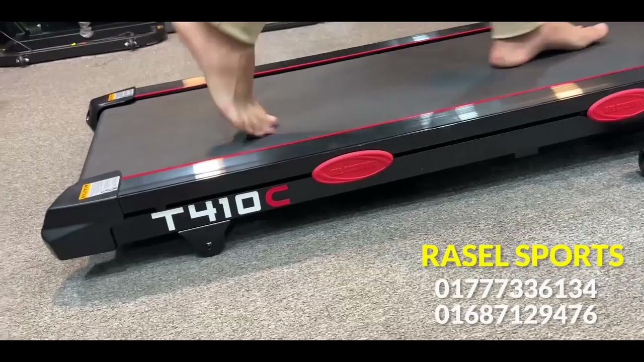 Treadmill price in bangladesh | Jogway T410C (DC Motor: 3.5HP Peak) Foldable Motorized Treadmill