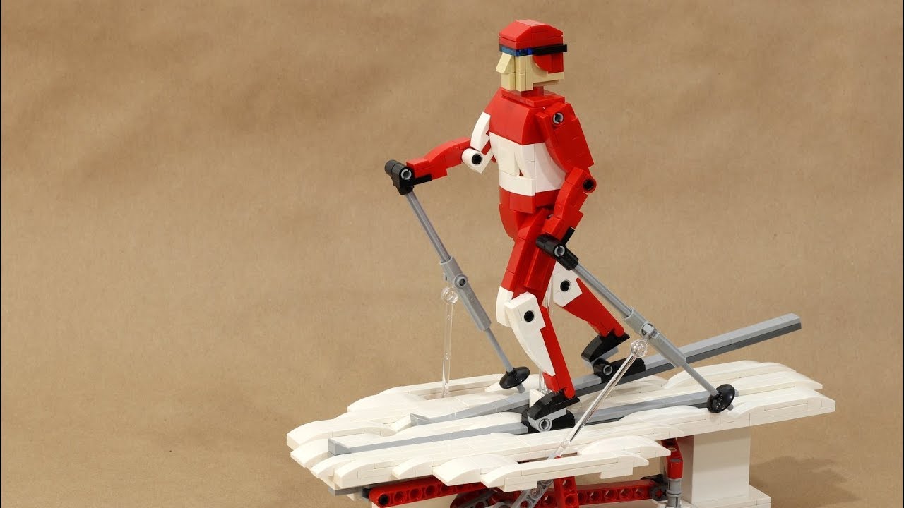 Cross Country Skier LEGO Kinetic Sculpture