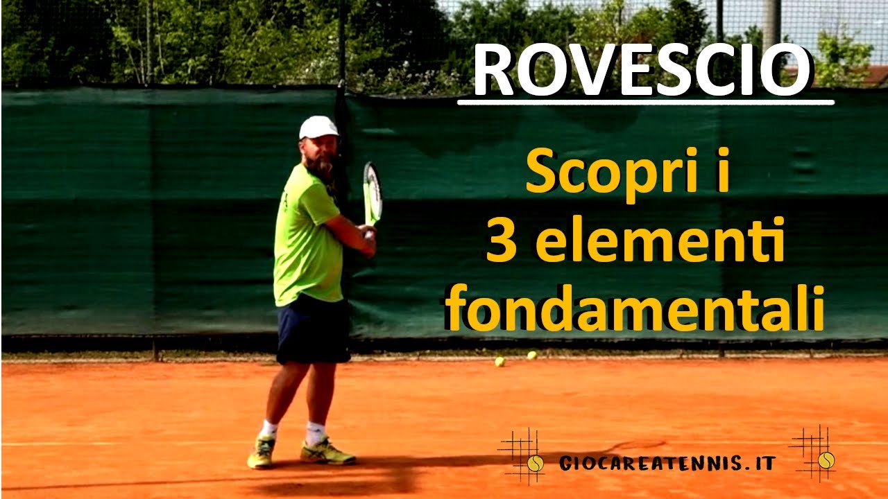 Rovescio a 2 mani: scopri le 3 cose fondamentali che devi fare