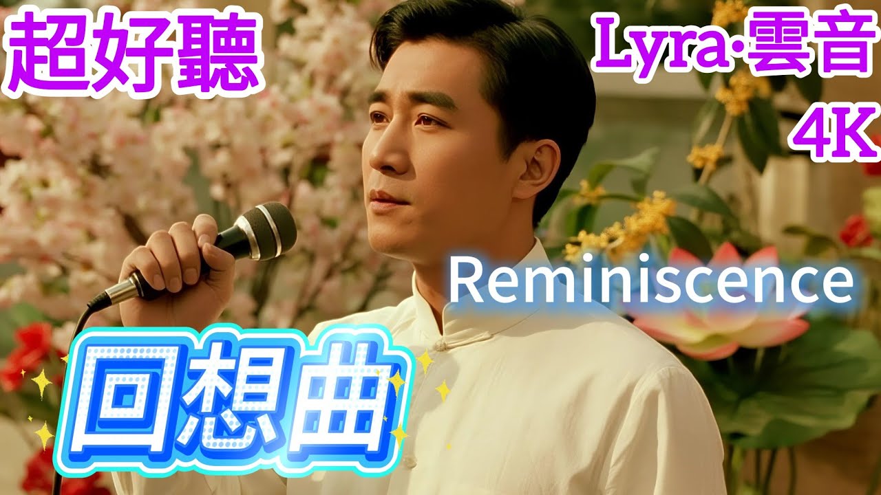 Lyra&middot;雲音 翻唱 超好聽 4K|《回想曲》(1962年) | 原唱:紫薇 | 男聲版 | 桃花開放在春天，一見桃花想從前 | Beautiful | 