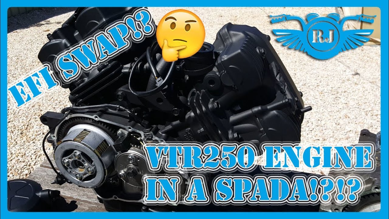 VTR250 vs SPADA250 Engine difference - SPADA EFI SWAP!!!! P1