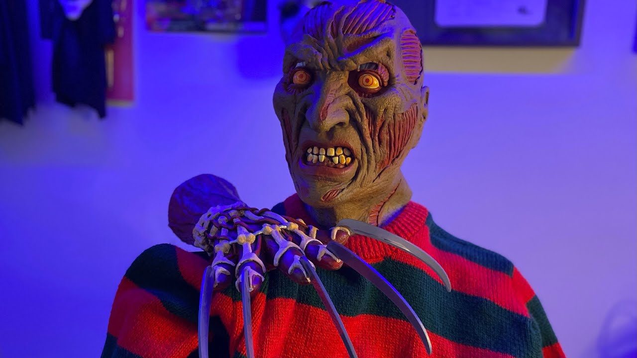 Retro Freddy Krueger mask! 1995 Illusive Concepts/Paper Magic Group New Nightmare mask!