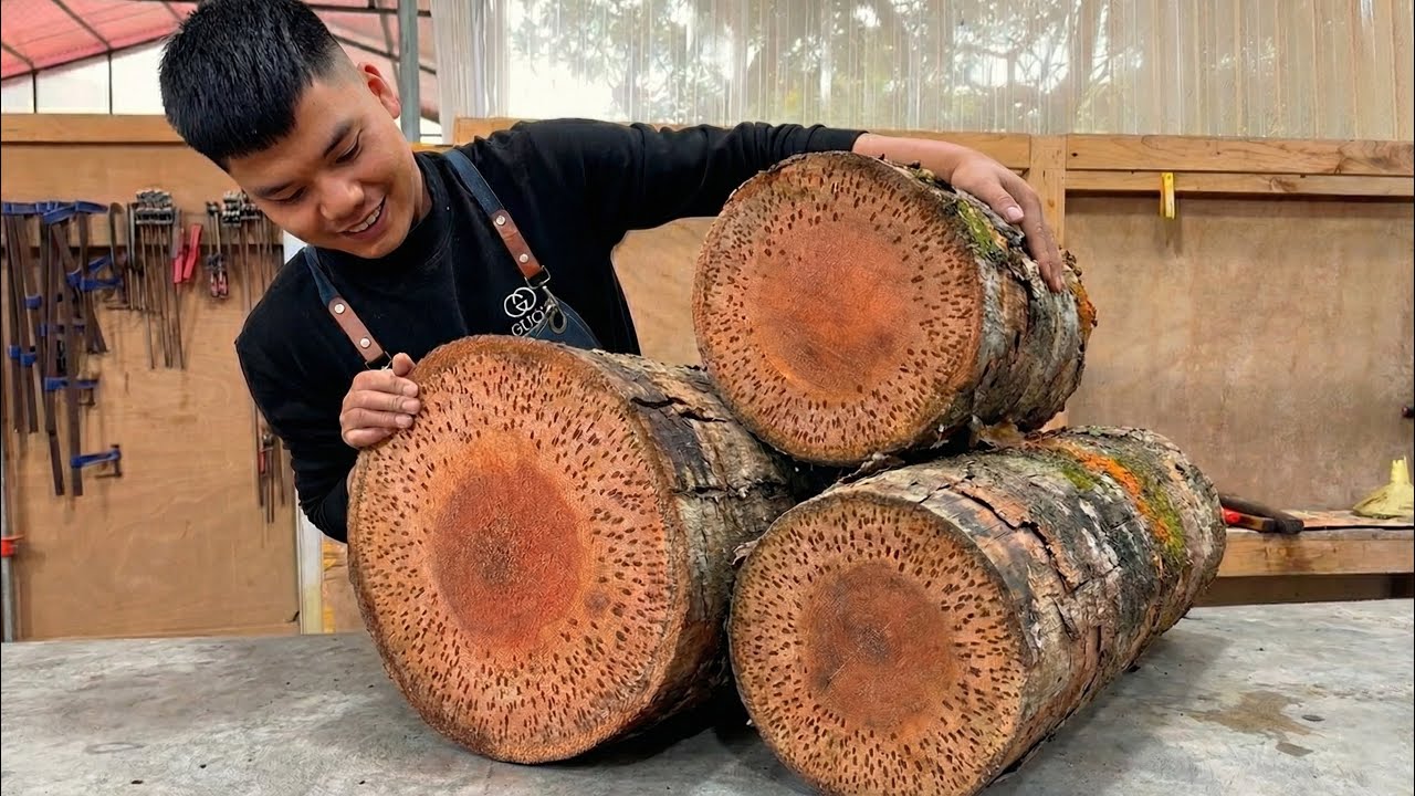 Old Coconut Wood with Stunning 
