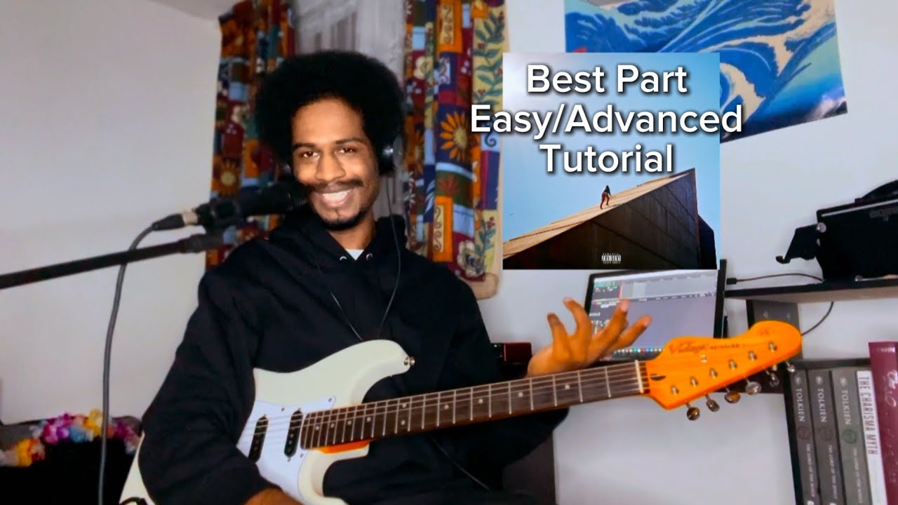 Best Part by Daniel Caesar/Her - Easy Guitar Tutorial + Hendrix Style Upgrade