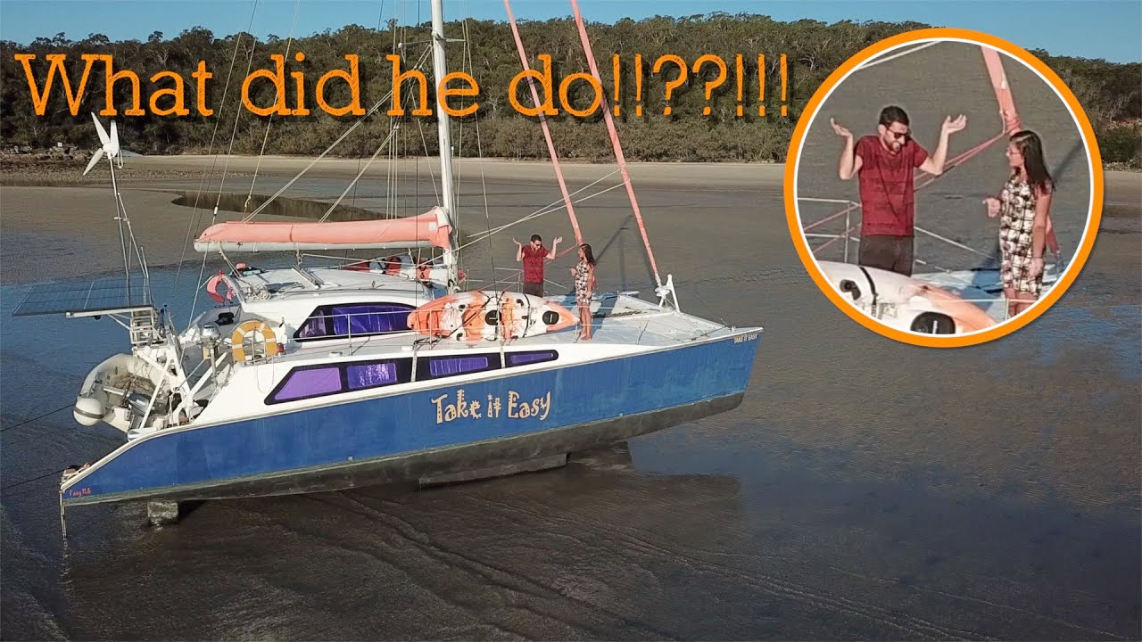 How to beach a sailing catamaran - The Ultimate Boatyard