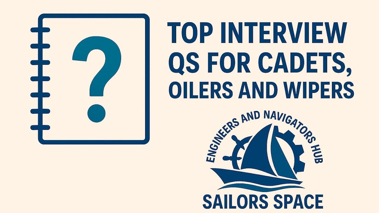 TOP INTERVIEW QUESTIONS FOR CADETS, OILERS AND WIPERS @Sailorspace01 seafarers | Cadet |