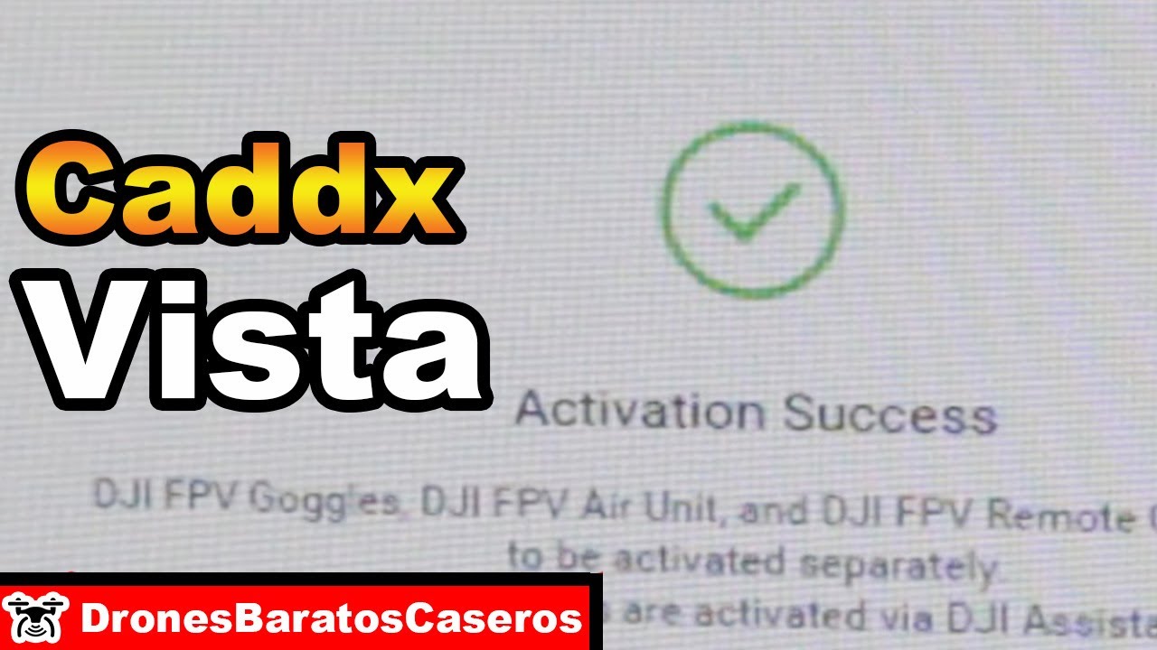 Como Activar el Caddx Vista y Actualizar - Vídeo caddx vista manual Español caddx vista tutorial