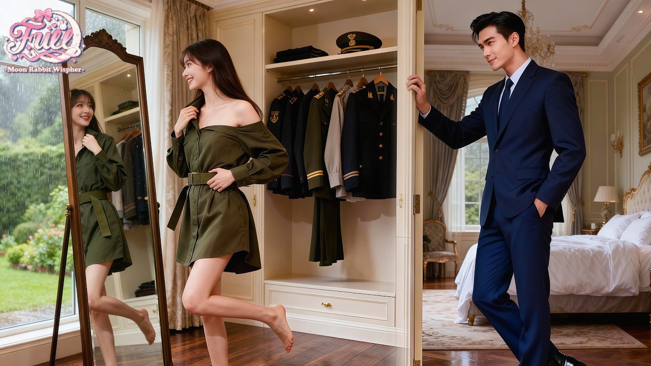 Poor Girl Runs into CEO's Villa Escaping Rain&Secretly Wears His Uniform—He Catche Her&Falls for Her