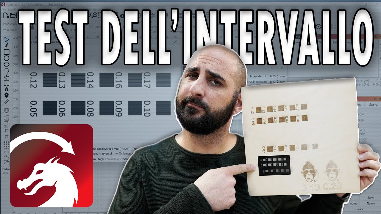 Test Intervallo di Linea in LightBurn: guida pratica per incisioni perfette