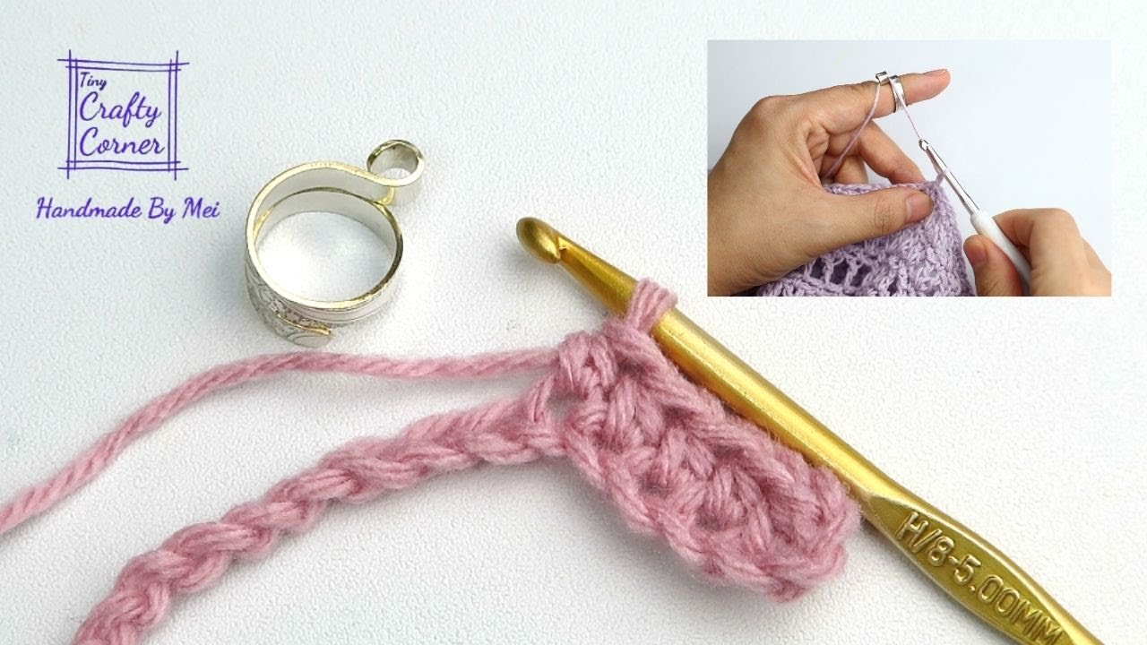 Crochet Ring / Yarn Tension Ring My Best Investment