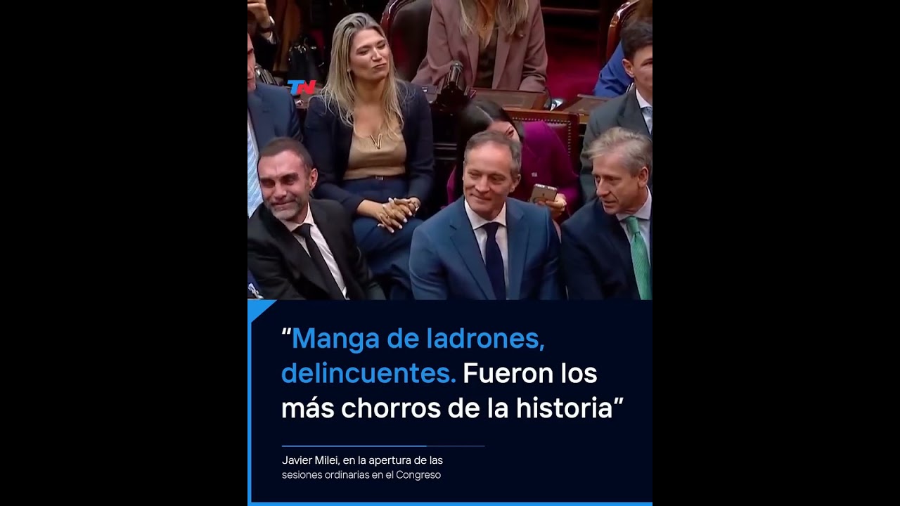 Milei dijo que los kirchneristas son delincuentes y asegur&oacute; que Cristina Kirchner seguir&aacute; presa