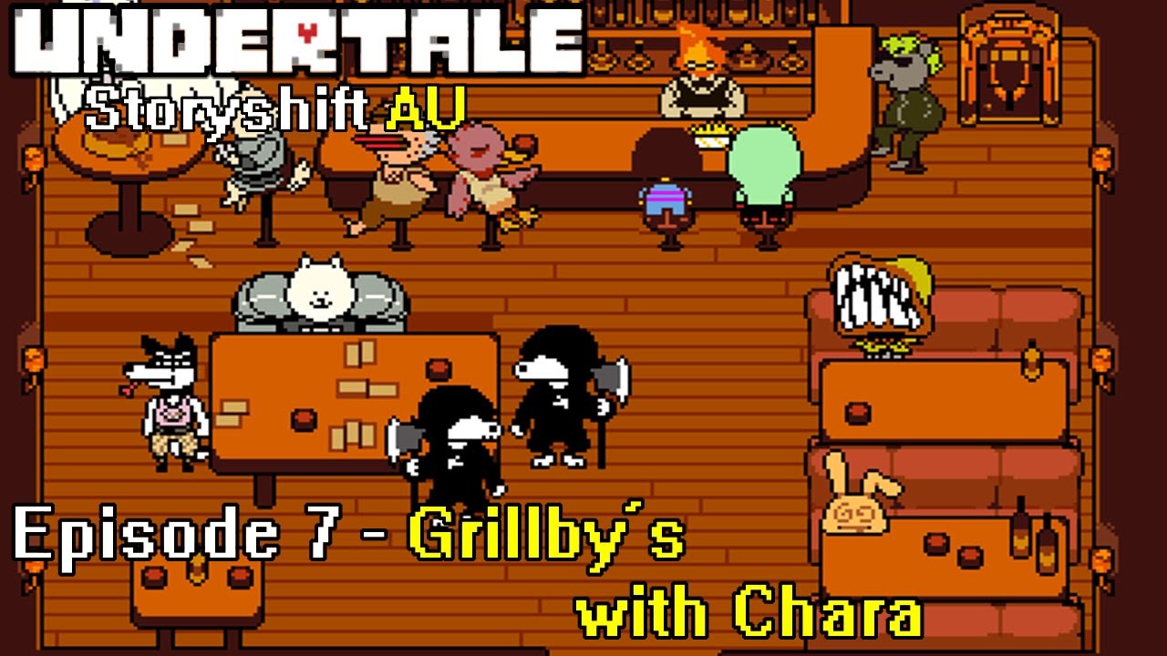 Storyshift: Episode 7 - Grillby's with Chara(Undertale Comic Dub)[Unofficial]