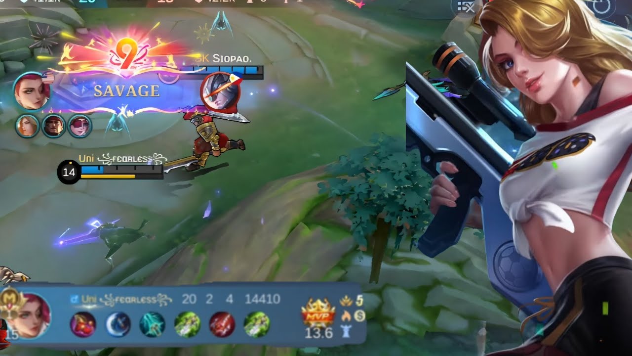 SAVAGE Lesley Insane DMG 2x Hit Delete Enemies  ~ MLBB #mobilelegends #mlbb #fypシ  #fyp 