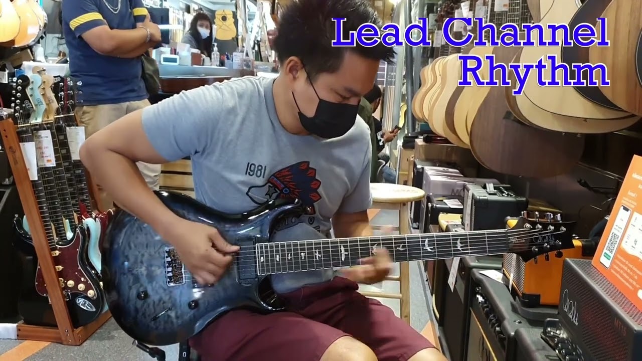 PRS SE Mark Holcomb SVN 2023 (SD Scourge & Scarlet pickups) Quick Test